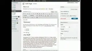 WordPress Tutorial | Tips on adding Shortcode