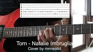 Torn - Natalie Imbruglia instrumental guitar cover with tab