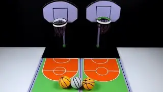 How to Make Basketball board game out of Cardboard | DIY Cardboard game