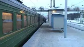 Электропоезд ЭР2Т-7158 станция Бекасово-1