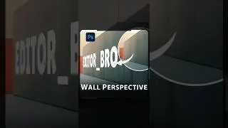Vanishing Point wall in photoshop #shorts #editing