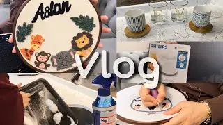 SESSİZ VLOG | Punch Nakışı | Kasım İndiriminden Aldıklarım 🛍️ | Mutfak Temizliği 🧼