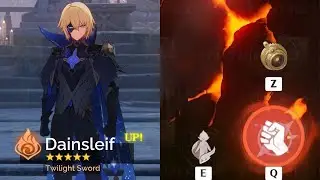 NEW UPDATE!! DAINSLEIF: THE TWILIGHT SWORD, ELEMENT, PLAYSTYLE, AGE, TITLE & WEAPON - Genshin Impact