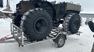 Одноосный прицеп под вездеход 700-800кг