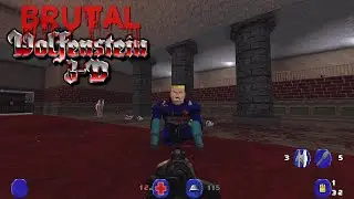 Brutal Wolfenstein 3D v5.8 - Escape from Wolfenstein: Floor 9 Boss [Hans Grösse] | 4K/60