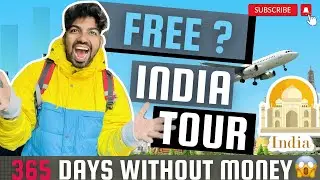 I will be Travelling  365 DAYS Without MONEY💰|FREE INDIA TOUR |Nirbhay Singh  @funkyouentertainment