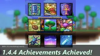 Tired of Purifying EVERYTHING for a Terraria achievement? ─ Use this Terraria 1.4.4 world!