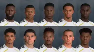 PES 2017 facepack Real Madrid 2025-2026