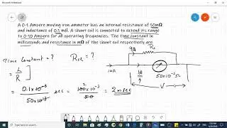 Tutorials of Moving Iron Instrument