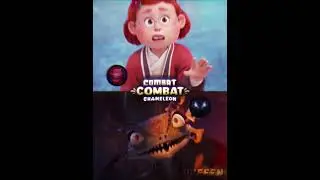 The Chameleon Vs Mei Lee #meme #edit #dreamworks #disney #turningred #kungfupanda