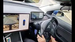 Tesla Model 3 with yoke - first drive