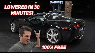 Lowering My Corvette FOR FREE!! (Works for C5, C6, & C7)