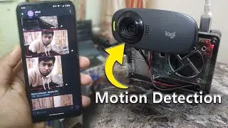 I made my Own Surveillance System with Motion Detection | HINDI | Raspberry pi 4 Project