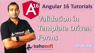 Validation in Template driven Forms in Angular 16 | Angular Forms | Angular 16 Tutorial in Hindi