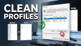 How to delete user profiles in Windows