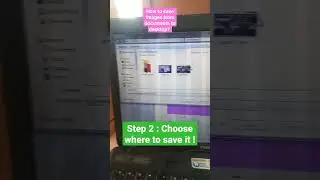How to save images from documents to desktop ?
