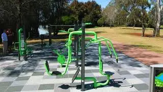 a_space outdoor gyms at Cherry Lake, Altona