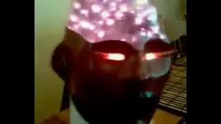 cylon IL head with lights - progress