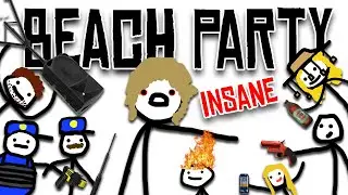 The Most INSANE Beach Party (COPS CALLED)