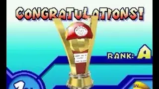 Mario Kart DS Playthrough Part 1 (150cc Mushroom Cup and Flower Cup!)