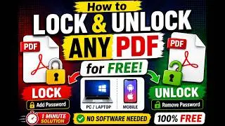 How to Password Protect & Unlock Any PDF File FREE (Step-by-Step)