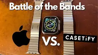 Apple Stainless Steel Link VS. Casetify Monolink for Apple Watch Ultra - Which is better?