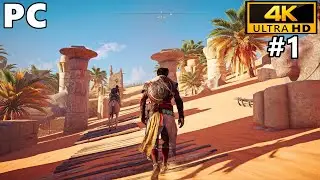 Assassin's Creed Origins Gameplay Walkthrough Part 1 – No Commentary (4K 60FPS PC)