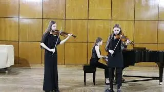 233 Lуэт скрипачей Анастасия Щербатых и Вялых Вероника 