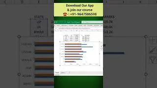 How to Make Advanced Bar Chart | Excel Dashboard | Excel Tips