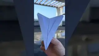 Далеко летит⚡ Самолёт из бумаги А4