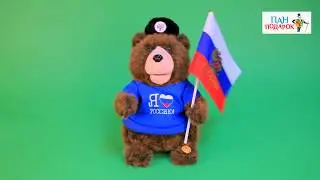 Поющая игрушка «Мишка Патриот»