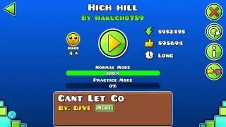 Geometry Dash -- High Hill by Hakucho789 (Hard) [Normal Pack]