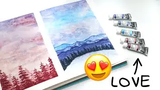 The Prettiest Watercolors Ever 😍😱| Schmincke Horadam Supergranulating Paints