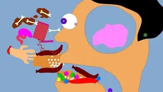 Weightless Man VS All You Can Eat Dinner In Algodo Animation