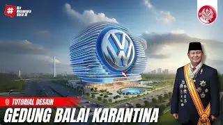 Ikn Terkini‼️Tutorial Desain Gedung Volkswagen Indonesia - Nusantara Arsitektur Ai