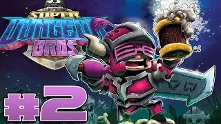 Super Dungeon Bros - #2 - Easy Mode! (4 Player Gameplay)