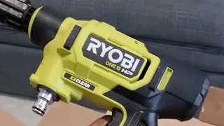 Unboxing Ryobi portable pressure washer