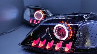 Renault L90 modified and retrofit headlights