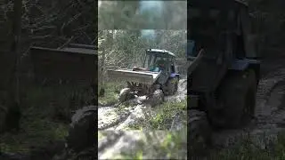 Трактор Беларус на бездорожье #Shorts