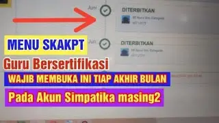 CARA CEK TERBIT TIDAKNYA SKAKPT GURU SERTIFIKASI 2023