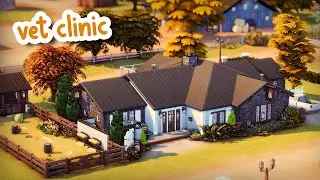 Chestnut Ridge Vet Clinic 🐈 || The Sims 4 Speed Build