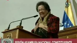 María León exige a la ANC no solo allanar la Inmunidad Parlamentaria a Juan Guaidó sino a