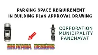 PARKING SPACE REQUIREMENT (Building plan approval drawing)