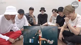 BTS reaction to blackpink lisa money
