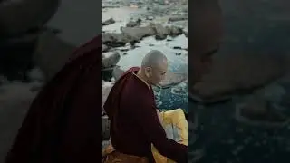 the correct beginning of the monk's meditation 