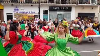 Notting Hill carnival 2018 - Brazilian folk dancers & Drummers