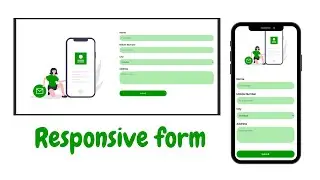 Simple Form Responsive using Html & Css