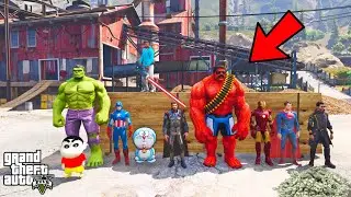 Franklin And Shinchan Play Hide & Seek With all Avengers or Winner Got Price IN GTA V