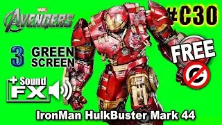 Ironman HulkBuster Mark 44 Green Screen 3D