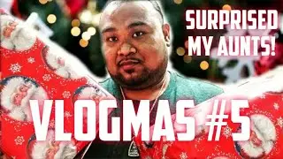 VLOGMAS #5! SURPRISING MY AUNTS!! *EMOTIONAL REACTION?*